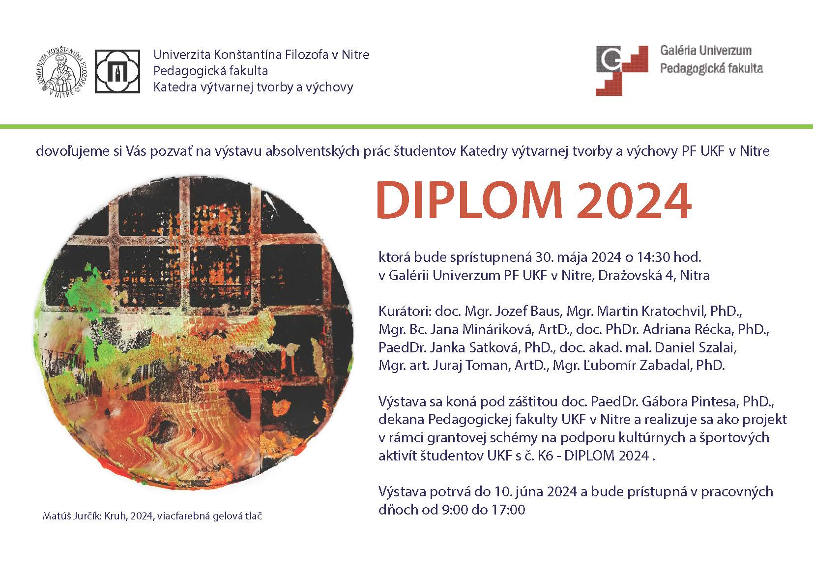 Pozvánka DIPLOM 2024