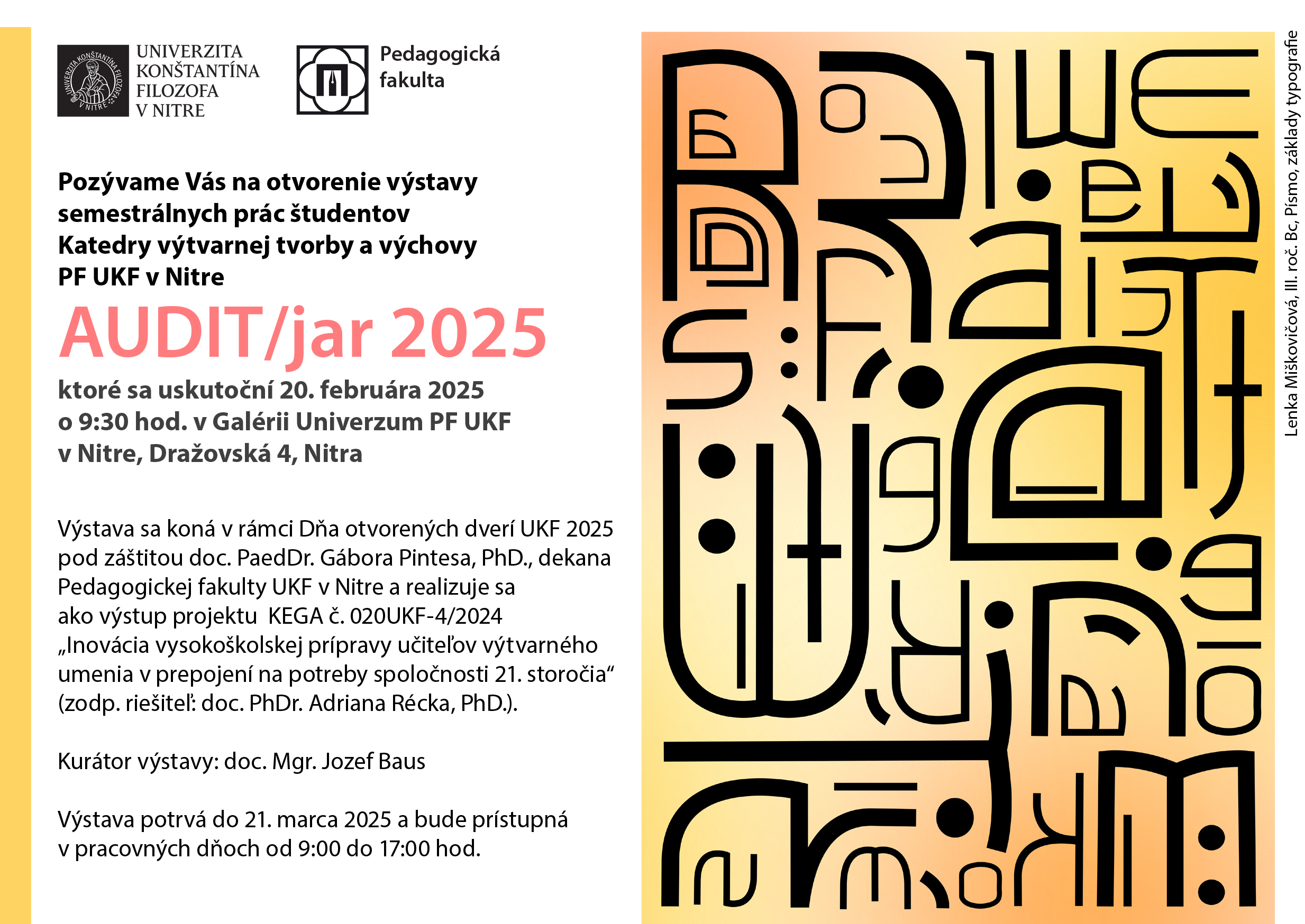 Pozvánka Audit jar 2025 web